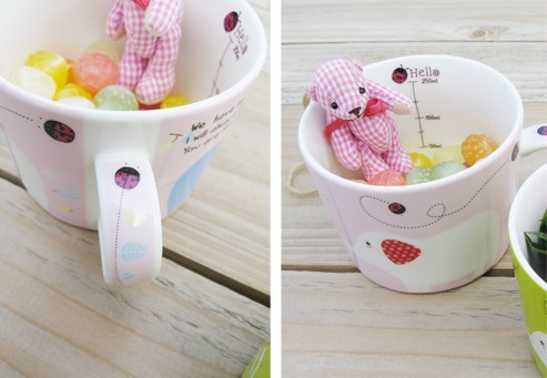 可爱的卡通造型杯子