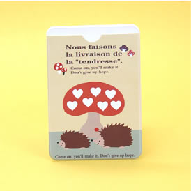 韩版可爱迷你公交IC|门禁小卡夹|单张卡套|防磁|挂牌